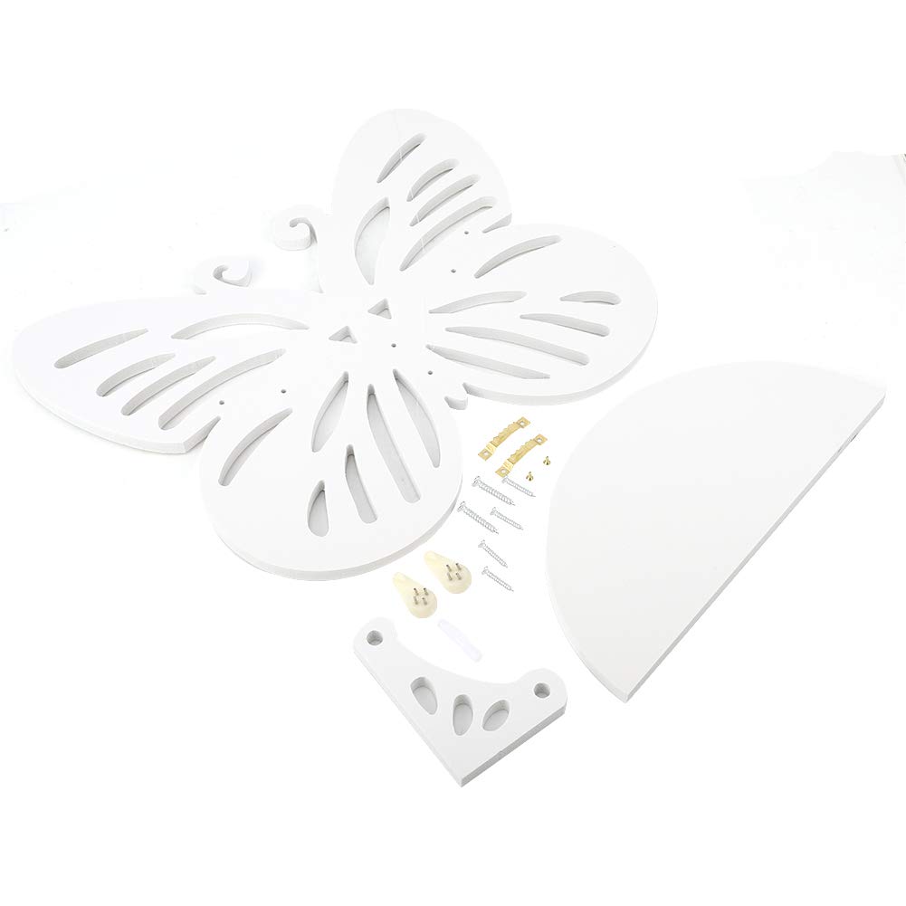 Weikeya Suitable Storage Rack, Beautiful Maximum Durability 33 * 12 * 27cm Home Decoration Rack Pvc, Daily decoration,wall stickers