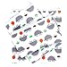 Langsprit Premium Reusable Sandwich & Snack Bags- Eco Friendly Dishwasher Safe Lunch Bags - Set of 3 - (Hedgehog)