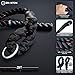 B BRANTON Easy-Install Workout Climbing Rope - 25 feet Exercise Climbing Rope w/Anchor, Carabiner, Anchor Covers & Liquid Chalk - Safe & Sturdy, Great for Indoor & Outdoor Use - Gym Climbing Rope