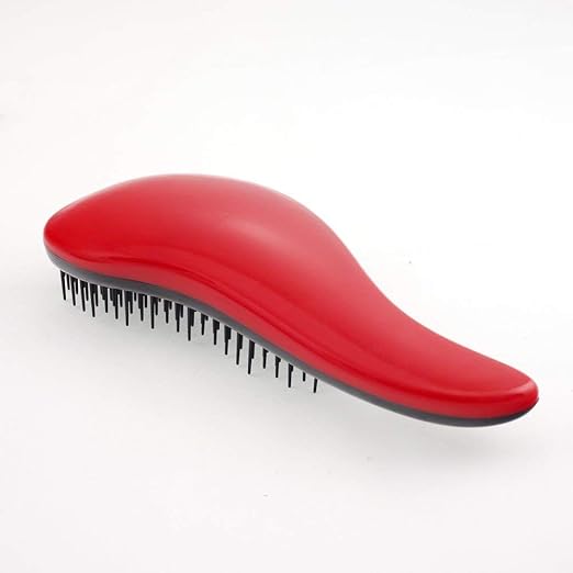 Red 2 In1 Hair Detangler Brush Wet or Dry Hair Detangling Brush and
