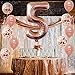 KatchOn, Big Rose Gold Number 5 Balloon - 40 Inch | 5 Balloon Number with Confetti Balloons Set | Five and Fabulous Birthday Decorations | 5 Year Old Girl Balloons | 5 Year Anniversary Decorations
