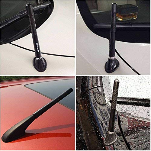 3 AUTOOL+Carbon+Sports+Antenna+4+7+Inch