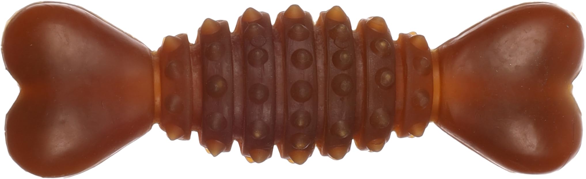 Flamingo DT RUBBER RUBBA BONE WITH SPIKES BROWN L 20x6x6CM