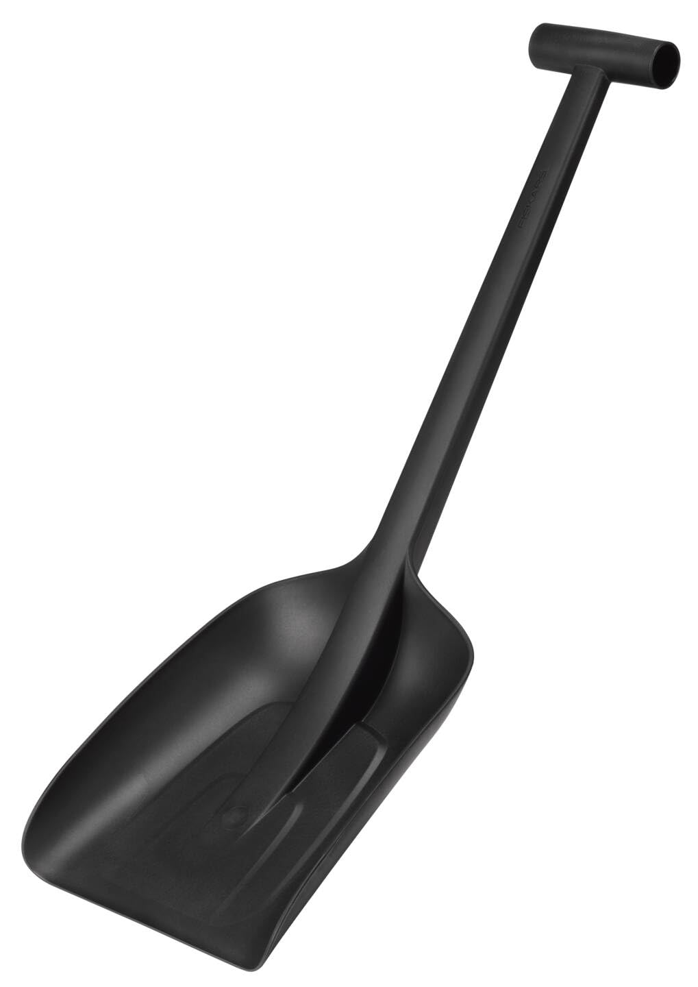 Fiskars car snow shovel, length: 63 cm, glass fibre reinforced plastic, black, solid, 1019353