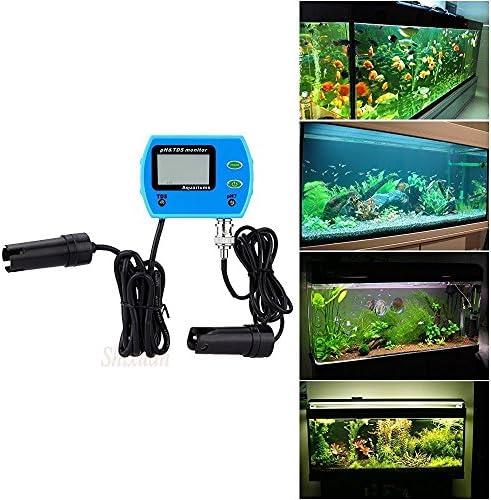 Portable 2 in 1 Water Quality Digital pH / TDS Meter 0~19.99ppt Mini Tester Hydrophonics Aquarium