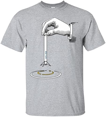Plonk! Space Rocket Landing on Pad or Barge TShirt