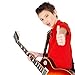 Acoustic Guitar Strap - Soft Cotton no Slide During Playing and Cut Into Your Body Like Nylon - Wide Adjustment Range and Secure Leather Holes-Suitable for All Ages - Classical Design