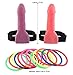DPIST Bride to Be Bachelorette Party Games Decorations Dick Heads Funny Adult Game Ring Toss Hen Night Party Set Supplies