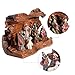 Unomor Nativity Scene Set for Christmas Decoration, Set of One, Durable Resin Made, 8.5-Inch
