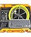 Sewer Camera Pipe Inspection Video System for Drain Inspection with 100 ft Cable, 8 inch Screen, DVR Record, Photograph, Keyboard, Distance Counter, Rechargeable Battery, LED Adjust and Waterproof