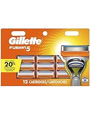 Gillette Fusion5 Men's Razor Blade Refills, 12 Refills