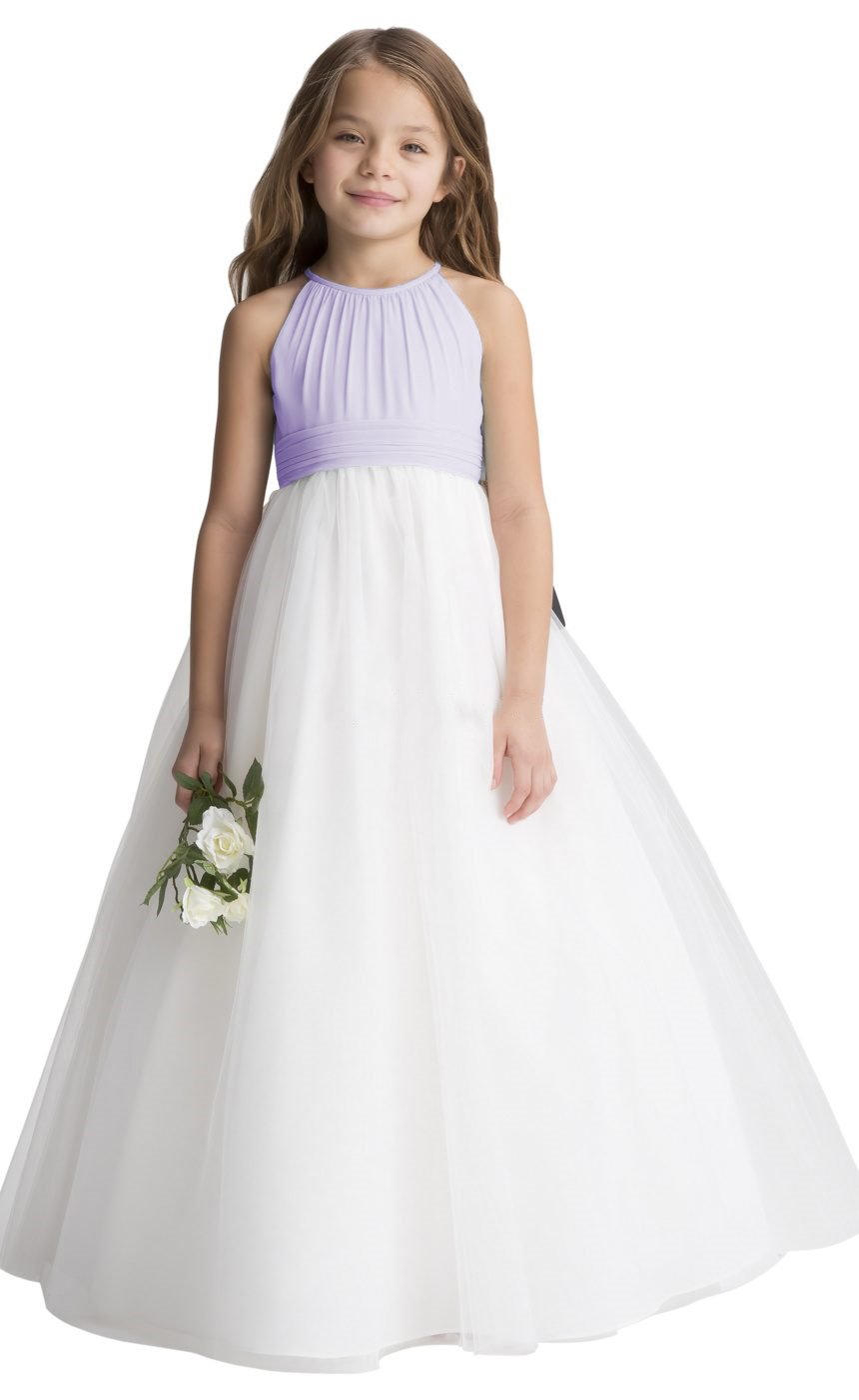 Flower Girl Dress Tulle Bridesmaid Dress For Wedding Party Aline