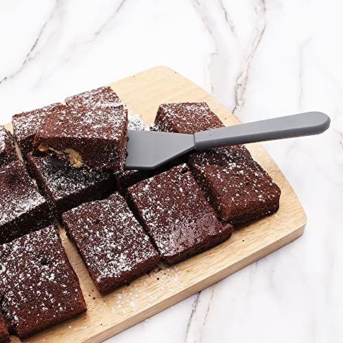 Tongjude 3Piece Silicone Spatula Set, Mini Brownie Serving Spatula