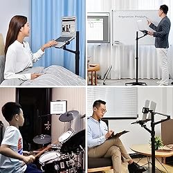 viozon Tablet and Laptop Floor Stand, 2-in-1