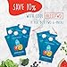 Hello Little Monsters Reusable Squeeze Baby Food Pouch Small - 4 oz (6 Pack)