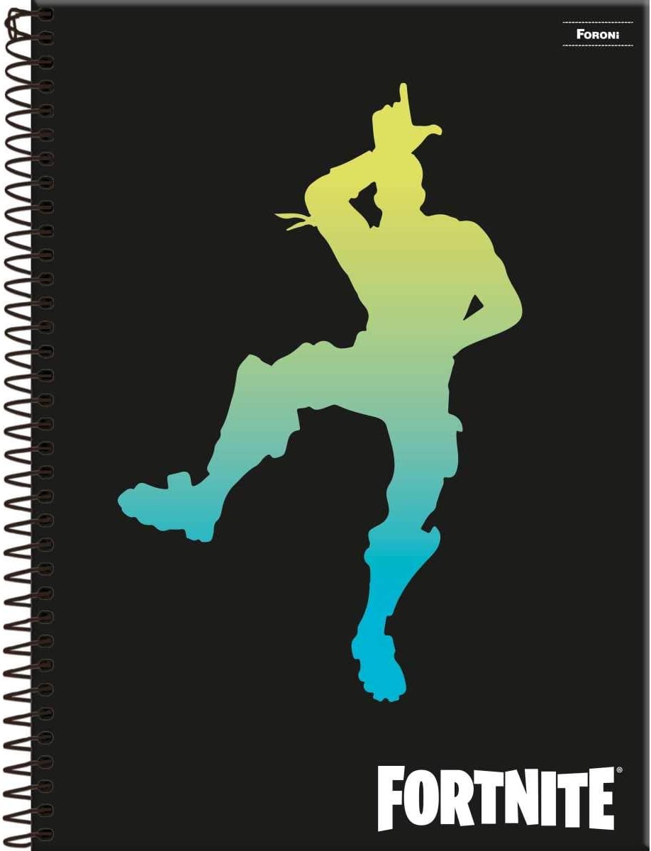 Fortinite - 4 cadernos de 10 matérias