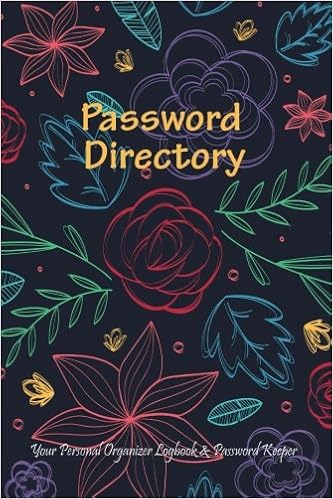Password Directory Your Personal Organizer Logbook And - 