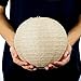 Andaz Press Hanging Paper Lanterns Decorations, Burlap Printed Paper, 8-inch and 10-inch, 4-Pack, Not Real Fabric, Wedding Bridal Baby Shower Birthday Christmas Outdoor Dessert Table Decor Supplies