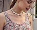 Cusvuevi Women's Natural Shell Choker Necklace, Handmade Cowrie Shell Boho Beach Jewelry（Black）