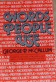 Words People Use, McCallum, 0838428525