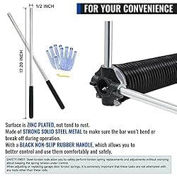 YoToolGDS Pair of 2" Garage Door Torsion Springs
