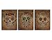 Canvas Wall Art Sugar Skull Vintage Abstract Canvas Picture Day of The Dead Contemporary Art Design Framed Modern Mexican Artwork for Living Room Bedroom Office Home Wall Decor 12