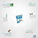 Baseline Battery 12 AAA Ni-MH 400mAh Rechargeable Batteries 1.2V for Garden Solar Light, Remotes, Small appliances AAA NIMH
