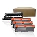 Inktoneram Compatible Toner Cartridges & Drum Replacement for Brother TN660 TN630 DR630 DR-630 TN-660 TN-630 HL-L2300D HL-L2320D HL-L2340DW HL-L2360DW HL-L2380DW MFC-L2700DW ([Drum, 3-Toner], 4PK)