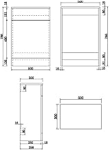 Artis Matte White Back to Wall Toilet Unit Cloakroom Furniture view 5