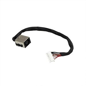 Zahara DC Power Jack Cable Replacement for DELL Inspiron 15 7566 15 7567 15 7556 P65F P65F001 P65F002 D18KH 0D18KH OD18KH