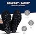 Pembrook Non Skid / Slip Socks – (2-Pack – Black) – Hospital - Fuzzy Slipper Socks – Great for adults, men, women. Designed for medical hospital patients but great for everyone