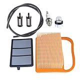 Hipa 4238 140 4401 Air Filter with Primer Bulb Fuel Tune Up Kit for STIHL Concrete Cut Off Saw TS410 TS410Z TS420 TS420Z