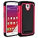 AERO ARMOR Protective Case for LG Volt LS740 - HOT PINK