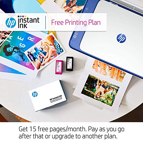 HP DeskJet 2655 All-in-One Compact Printer, HP Instant Ink, Works with ...