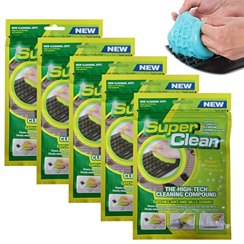 Outgeek 5 Packs Cleaning Gel Multifunctional Keyboard Cleaner Dust Cleaner for Car