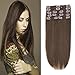 Clip in 100% Remy Human Hair Extensions 10