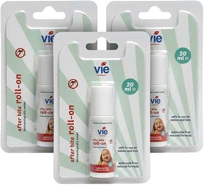 VIE Afterbite Roll-on 20ml Pack of 3 Natural Insect Bite Relief