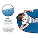 Special Supplies Inflatable Compression Boat Lounger for Kids, Sensory Needs Therapy and Reading Lounger, Air Pump and Repair Kit