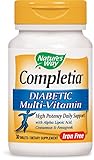 Nature's Way Completia Diabetic Multivitamins (Iron-free) Tablets, 30-Count