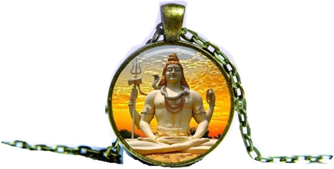 Amazon.com: Lord Shiva Gold Pendant Shiva NECKLACE Lord Jewelery Charm