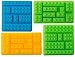 Bargain Paradise Silicone Molds Building Blocks and Robots, Set of 8