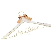 Personalized Bridesmaid Gift, Bridal Hanger, Bridal Shower Gift, Bachelorette Party, Custom Wedding Hanger Bride Gift, Quinceanera Hanger, Graduation Gown Hanger