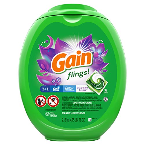 Gain Flings! Laundry Detergent Soap Pods, High Efficiency (HE