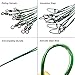 Unclesport 30 PCS Stainless Steel Fishing Wire Leader Line,19.68