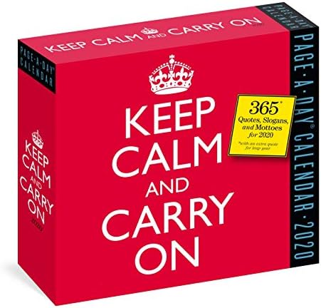 2020 Keep Calm and Carry on Page-A-Day Calendar