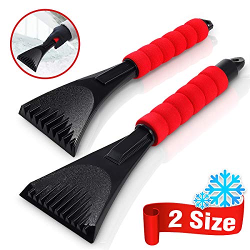 Audew Premium Ice Scraper for Car Windshield, Magical Ice Scraper with Foam Handle,Heavy-Duty Frost and Snow Removal Tool for Car Windshield and Window,Scratch-Free(2 Pack) - Thumbnail 7