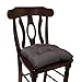 Klear Vu Gripper Overstuffed Universal Non-Slip Dining Chair Cushions for Kitchen Decor or Office Use, U-Shaped Skid-Proof Seat Pad, 15x15 Inches, 2 Count (Pack of 1), Solid Indigo Blue
