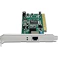 TRENDnet 32-bit 10/100/1000Mbps Copper Gigabit PCI Adapter, Up to 2000Mbps Speed in Full-Duplex, Built-in FIFO (8K/64K) Buffe