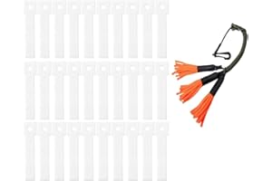 v cool livat White Deer Urine Wicks Scent Absorbing Dispenser Buck Lure Attractant Wicks for Hunting Hanging Doe Estrus Pee Wick Rut Drag Scent Applicators