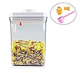 Food Storage Containers Airtight, PYRUS FDA Approved BPA Free One-touch Baby Food Containers 2.5-Quart for Milk Powder, Fruit, Medicine and Nuts